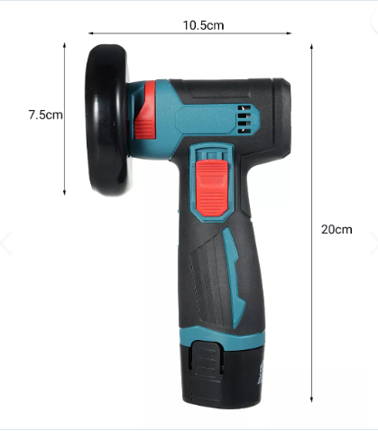 AMOLADORA INALÁMBRICA CON 2 BATERÍAS RECARGABLES DE 12V